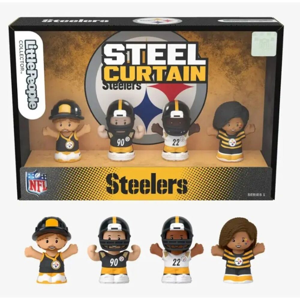 NFL Football PITTSBURGH STEELERS Steel Curtain Little People Collector Figurines